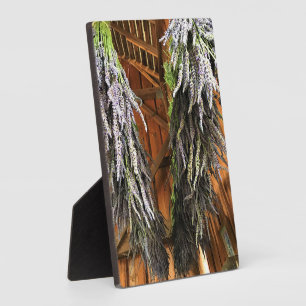 Plaque Photo Lavande pendue dans une grange