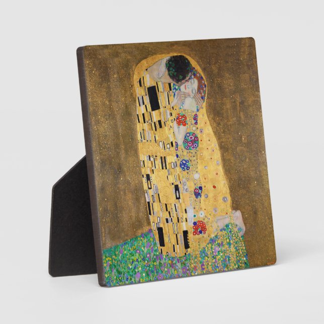 Plaque Photo Le baiser de Gustav Klimt (Recto)