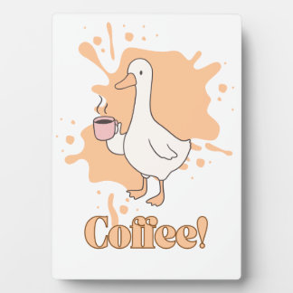 Plaque Photo Le Café duck