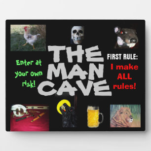 PLAQUE PHOTO LE CANVAS DE L'HOMME CAVE