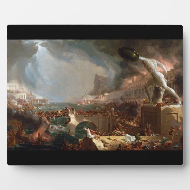 Plaque Photo Le cours de l'Empire : la destruction par Thomas C (Devant)
