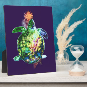 Plaque Photo Le doigt de couleur cosmique