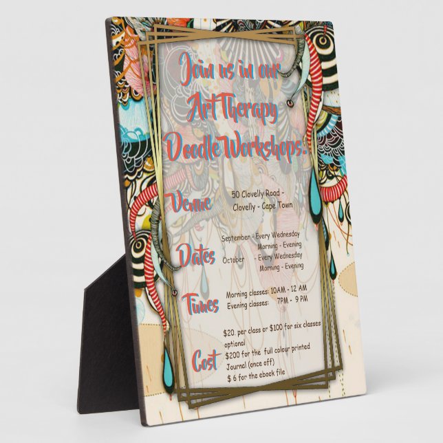 Plaque Photo Le langage de la lumière - L'art gribouillant (Côté)