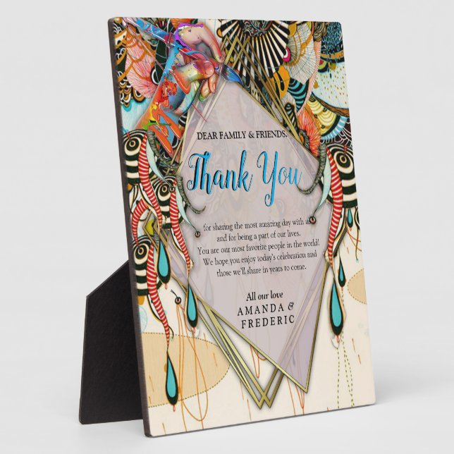 Plaque Photo Le langage de la lumière - L'art gribouillant (Côté)