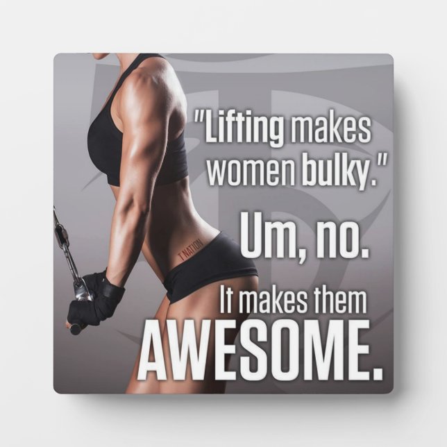 Plaque Photo Le Lifting Rend Les Femmes Fantastiques - Motivati (Devant)