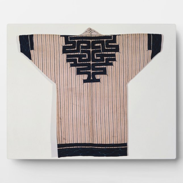 Plaque Photo Le manteau d'Ainu, 19ème siècle (Devant)