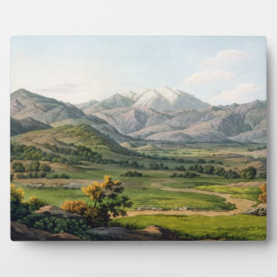 Plaque Photo Le mont Olympe, vu entre Larissa et Baba, p