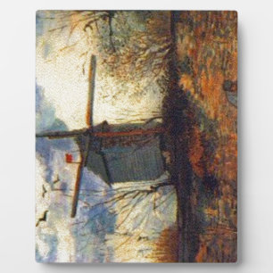 Plaque Photo Le Moulin de la Galette Van Gogh
