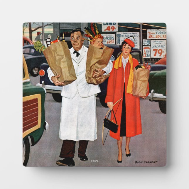 Plaque Photo Le sac plein de problèmes (Devant)