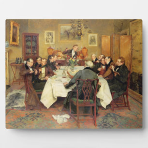 Plaque Photo Le toast de Bagman 'Les amoureux et les femmes' (h