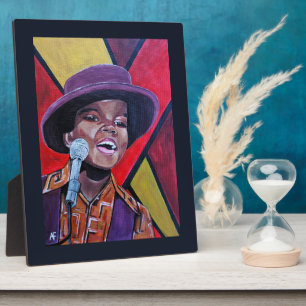 Plaque Photo L'enfant prodige Peinture d'Alfred Fox