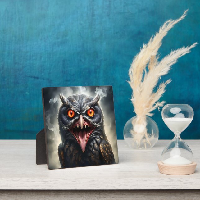 Plaque Photo "Les ailes cauchemardesques : La Chouette des vamp (Insitu)