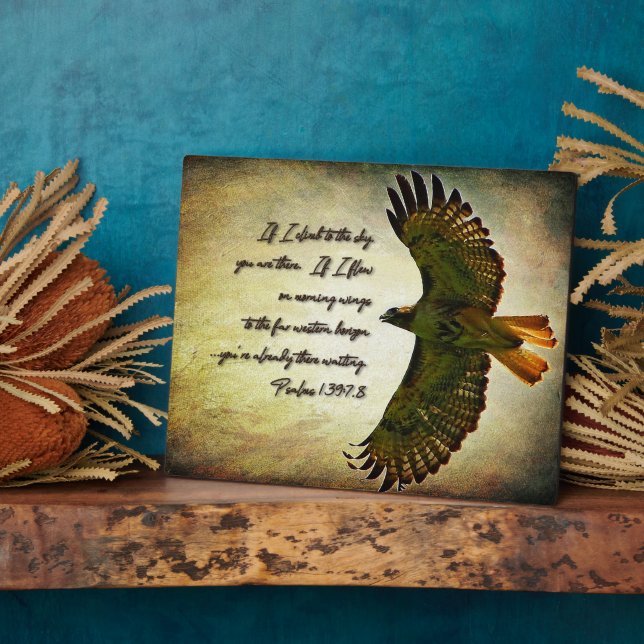 Plaque Photo Les ailes de l'inspiration matinale (Côté)