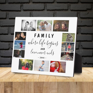 Plaque Photo Les Gardiens De Famille Annoncent 12 Photo Collage