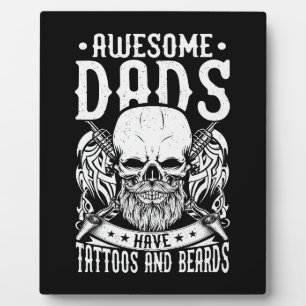 Plaque Photo Les papas géniaux : Les tatouages et les ours