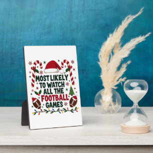 Plaque Photo Les plus susceptibles de regarder tous les jeux de