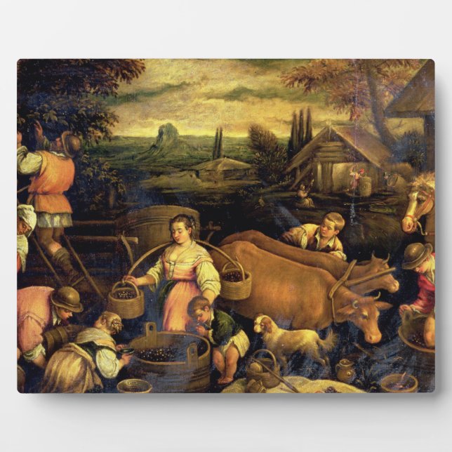 Plaque Photo Les Quatre Saisons : Automne (Devant)