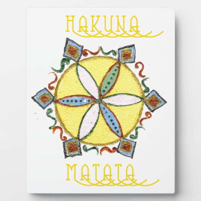 Plaque Photo L'étoile à la fabrication de Hakuna Matata (Devant)