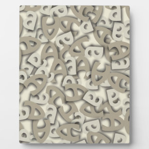 Plaque Photo Lettre A gris