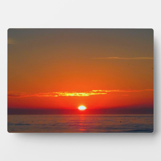 Plaque Photo Lever du soleil de la Caroline côtière (Devant)