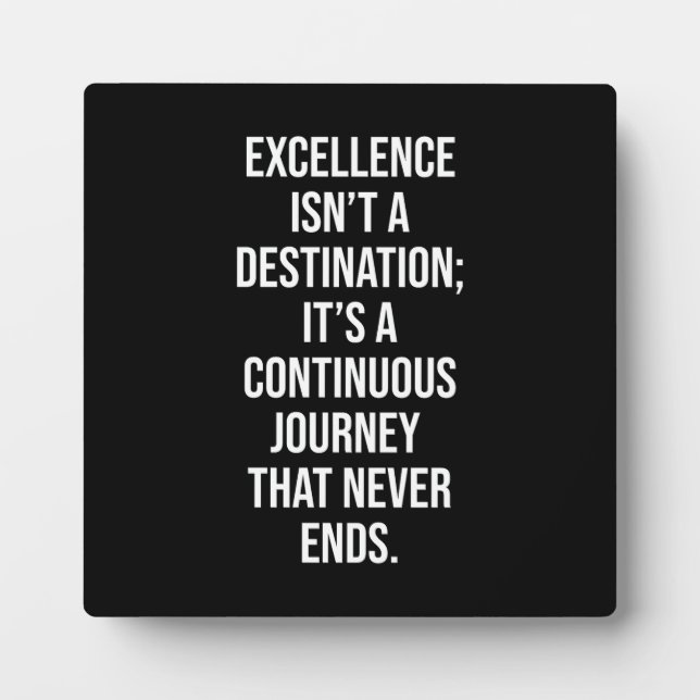 Plaque Photo L'Excellence Est Un Voyage - Gymnase, Hustère, Suc (Devant)