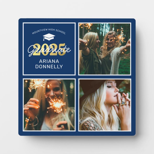 Plaque Photo Licence photo Marine & Gold 3 (Devant)