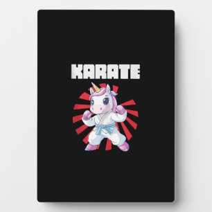 Plaque Photo Licorne de karaté mignonne Karaté arts martiaux ja