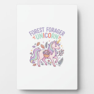 Plaque Photo Licorne Forest Forager Licorne Conception Graphiqu
