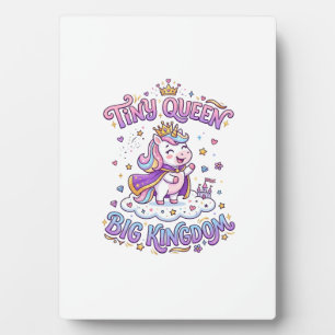 Plaque Photo Licorne Petite Reine Grand Royaume Idée Cadeau Aut