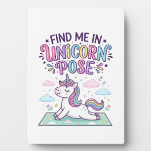 Plaque Photo Licorne Trouvez-moi en Licorne Pose Impression Prê