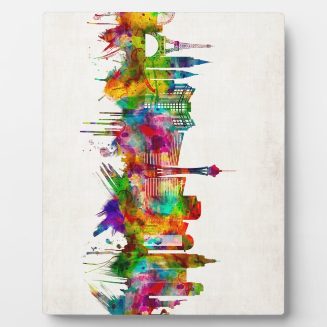 Plaque Photo Ligne d'atterrissage de Las Vegas (Devant)