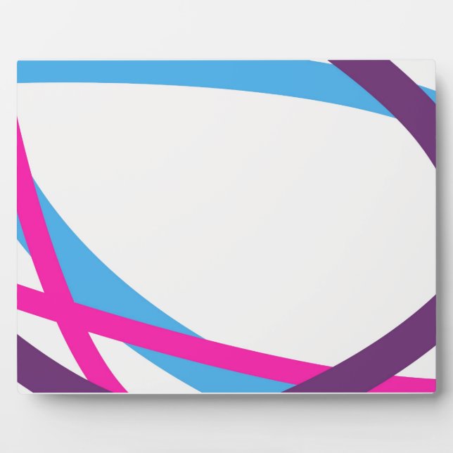 Plaque Photo Lignes (Devant)