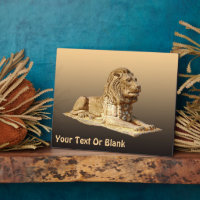 Lion de pierre