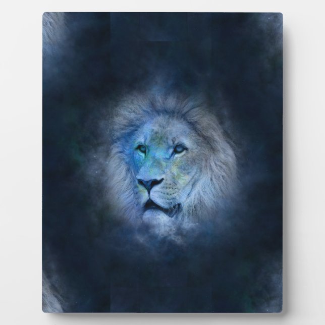 Plaque Photo lion leo (Devant)