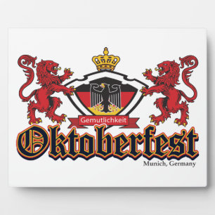 Plaque Photo Lions de la fête de la bière