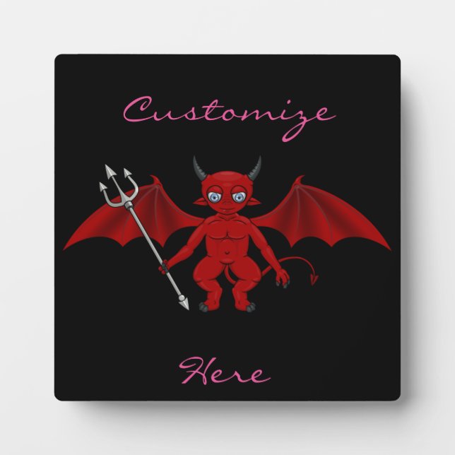 Plaque Photo Little Red Devil Thunder_Cove (Devant)