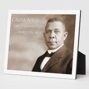 Plaque Photo Livre T. Washington