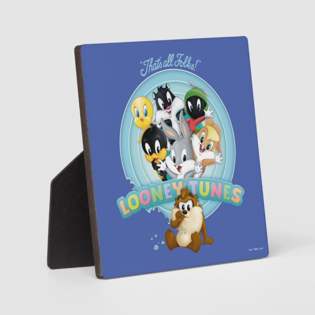 Plaque Photo Logo Bébé LOONEY TUNES™ | C'est tous les gens (Recto)