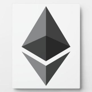 Plaque Photo Logo de l'Ethereum uniquement