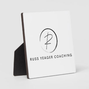 Plaque Photo Logo de signature de coaching de Russ Yeager