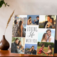 Love Life With You 7 Photo Collage | Blanc