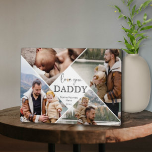 Plaque Photo Love You Papa Photo Collage Papa Keepsaké Custom