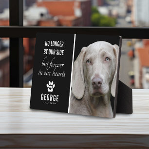 Plaque Photo Loyal Dog No Longer By Our Side   Photo Keepsake