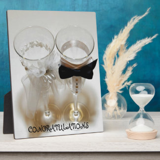 Plaque Photo Lunettes de fête mariage