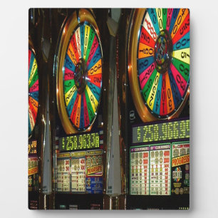 Plaque Photo Machines à sous Las Vegas