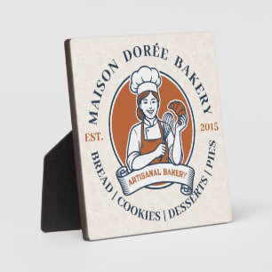 Plaque Photo Magasin de Boulangerie Pâtissier Dessert Friandise