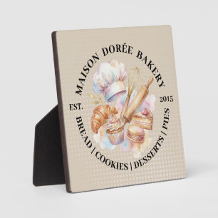 Plaque Photo Magasin de Boulangerie Pâtissier Dessert Sucreries