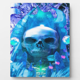 Plaque Photo Magicien du crâne