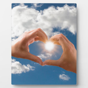 Plaque Photo Mains d'amour