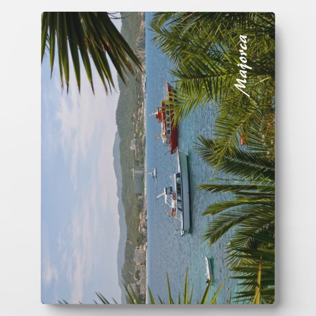 Plaque Photo Majorque (Devant)